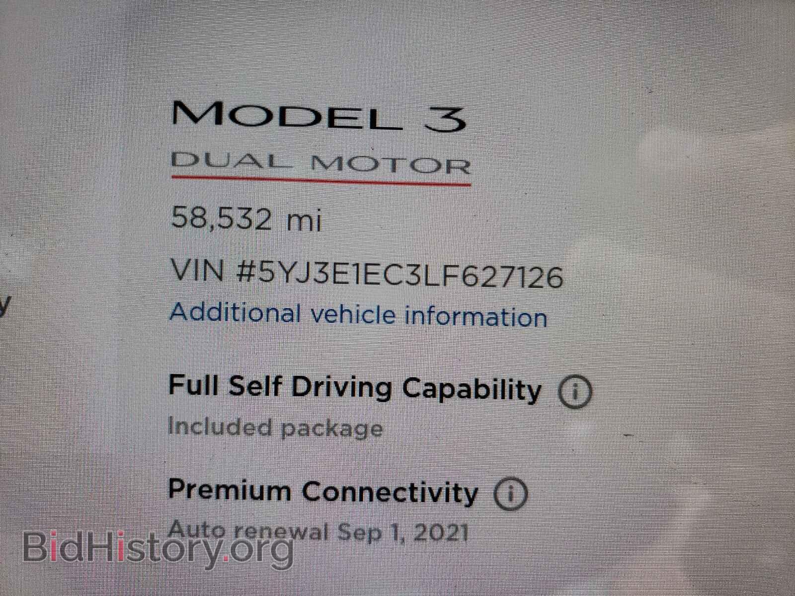 2020 TESLA MODEL 3 - VIN: 5YJ3E1EC3LF627126 - Photo 8