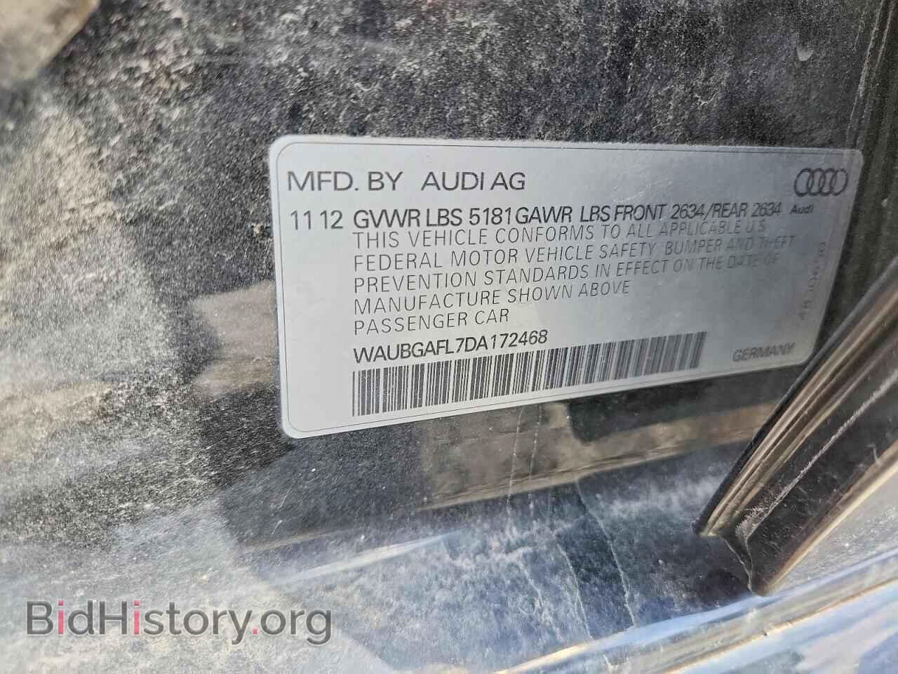 2013 AUDI S4/RS4 - VIN: WAUBGAFL7DA172468 - Photo 12