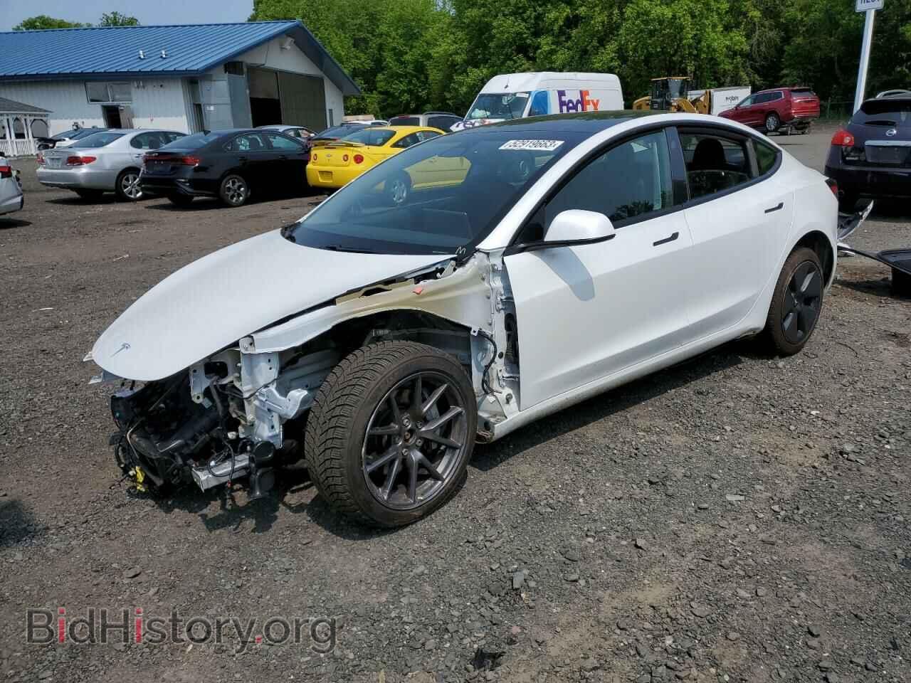 Photo 5YJ3E1EB6MF862211 - TESLA MODEL 3 2021