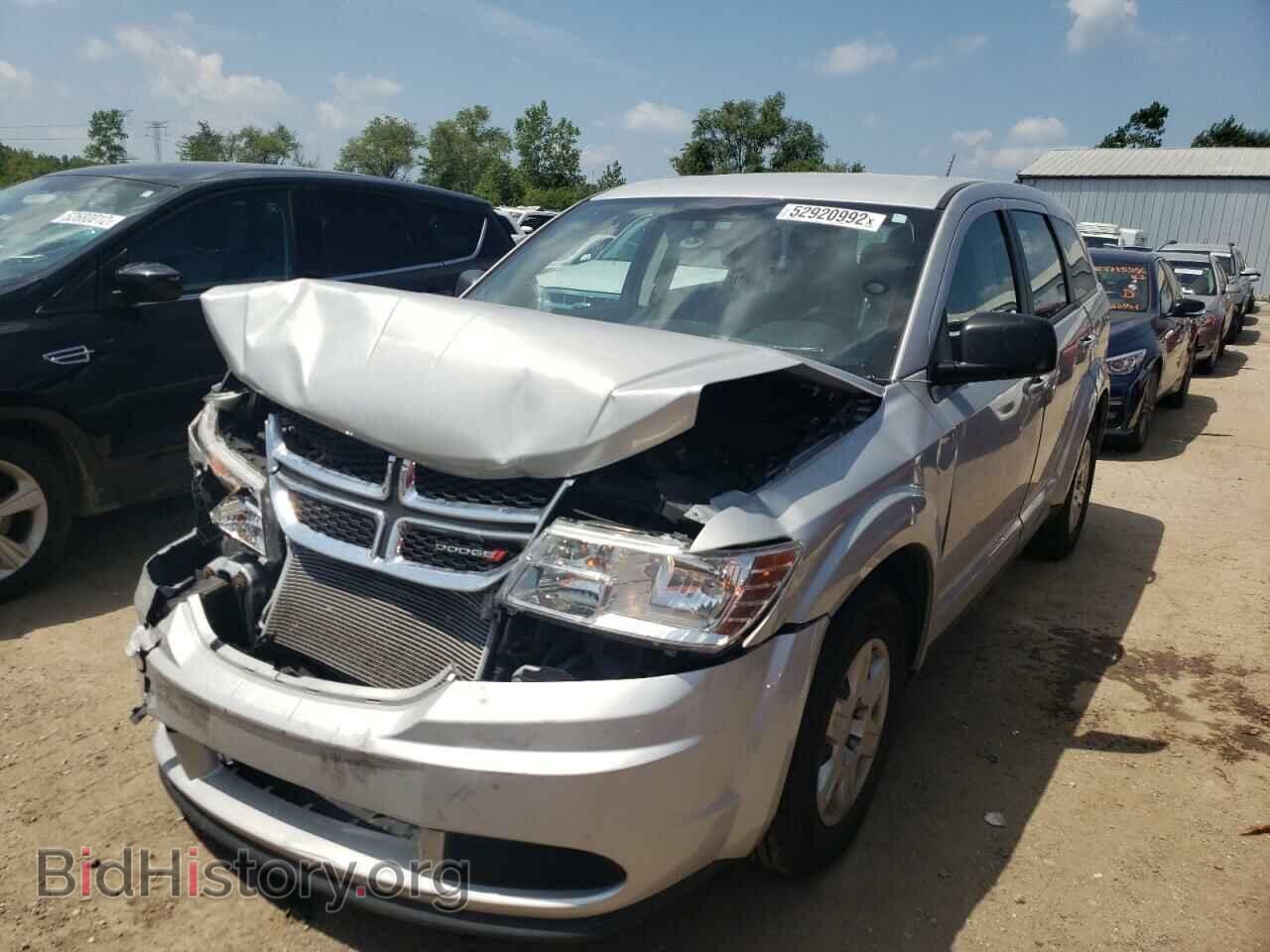 2012 DODGE JOURNEY - VIN: 3C4PDCAB6CT371594 - Фото 2