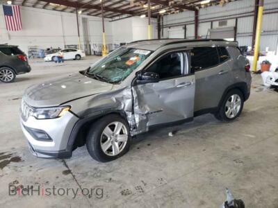 2022 Jeep COMPASS Compass LA, gray — VIN 3C4NJCBB7NT156372, Copart