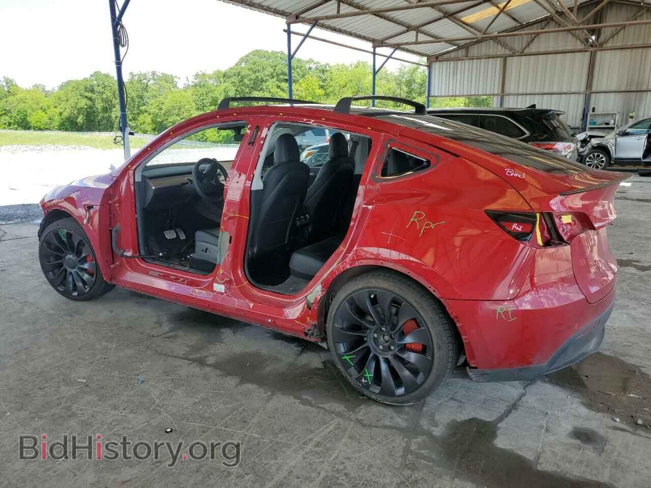 2023 TESLA MODEL Y - VIN: 7SAYGDEFXPF586885 - Фото 2