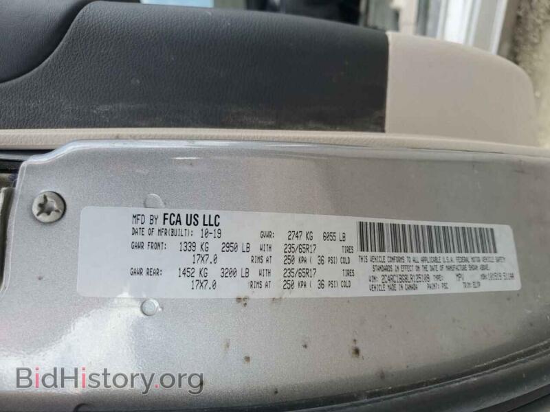 2020 Chrysler PACIFICA (VIN 2C4RC1BG8LR125109) — photo 13 of 13