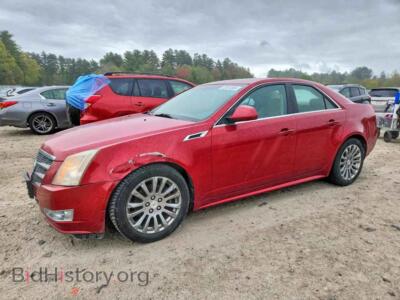 2011 Cadillac CTS Performance Collection, red — VIN 1G6DK5EY4B0168415, Copart