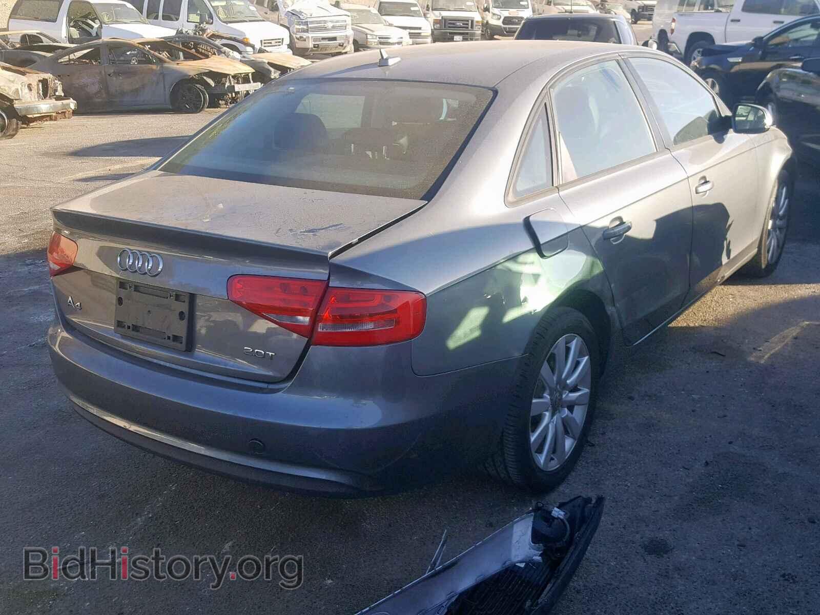 2013 AUDI A4 - VIN: WAUAFAFL4DN015780 - Фото 4