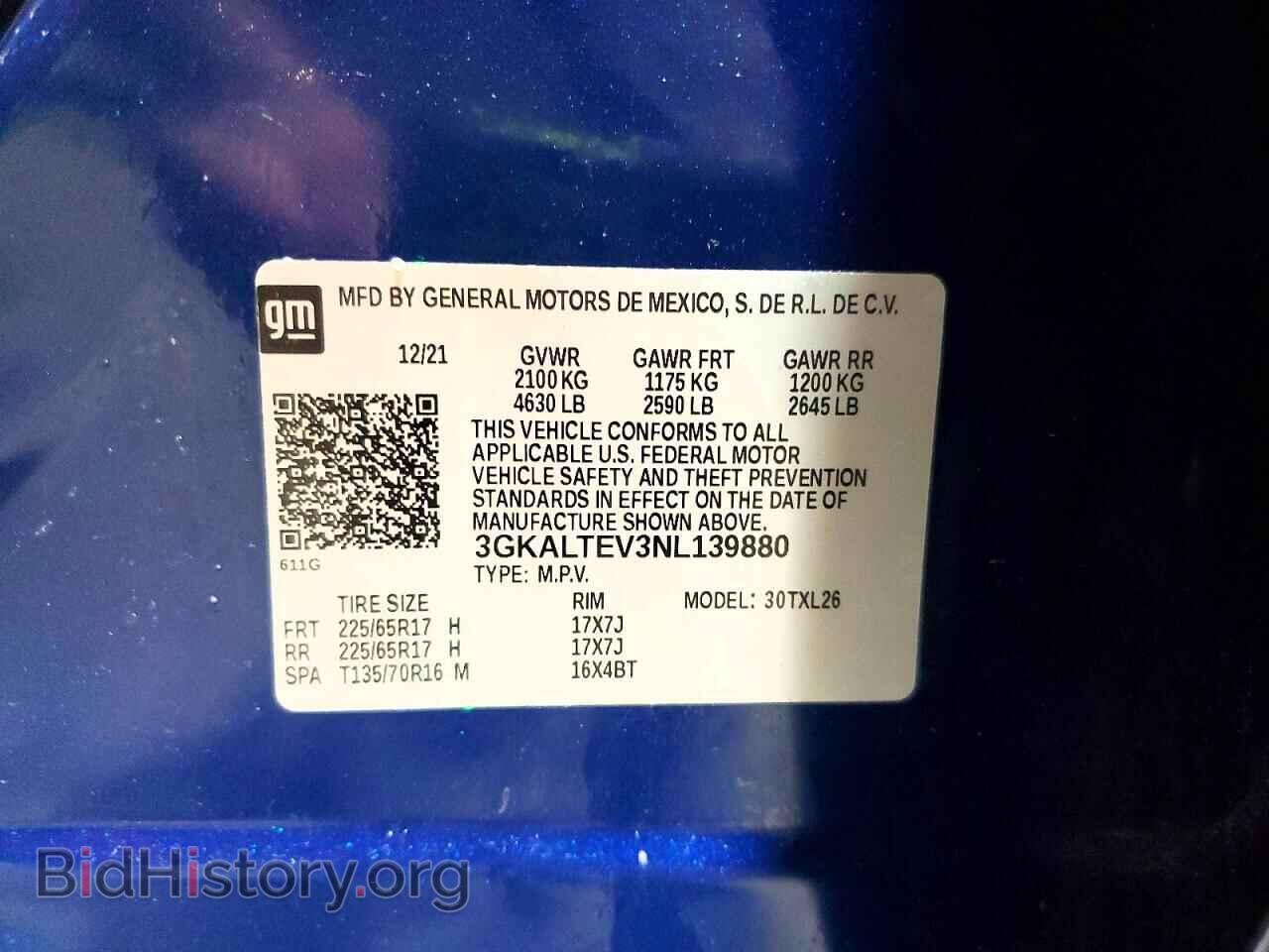 2022 GMC TERRAIN - VIN: 3GKALTEV3NL139880 - Photo 14