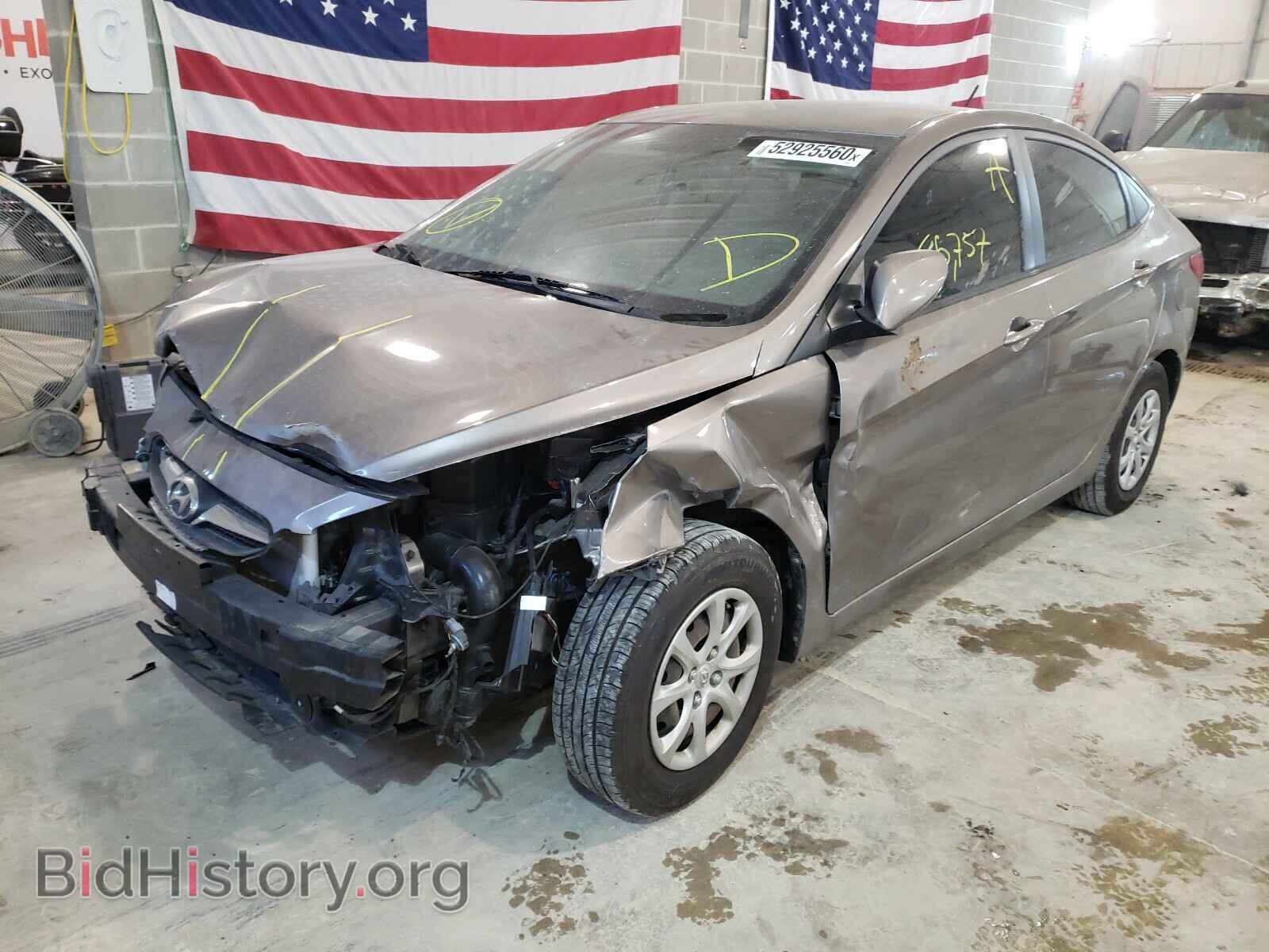 2013 HYUNDAI ACCENT - VIN: KMHCT4AE2DU523603 - Фото 2