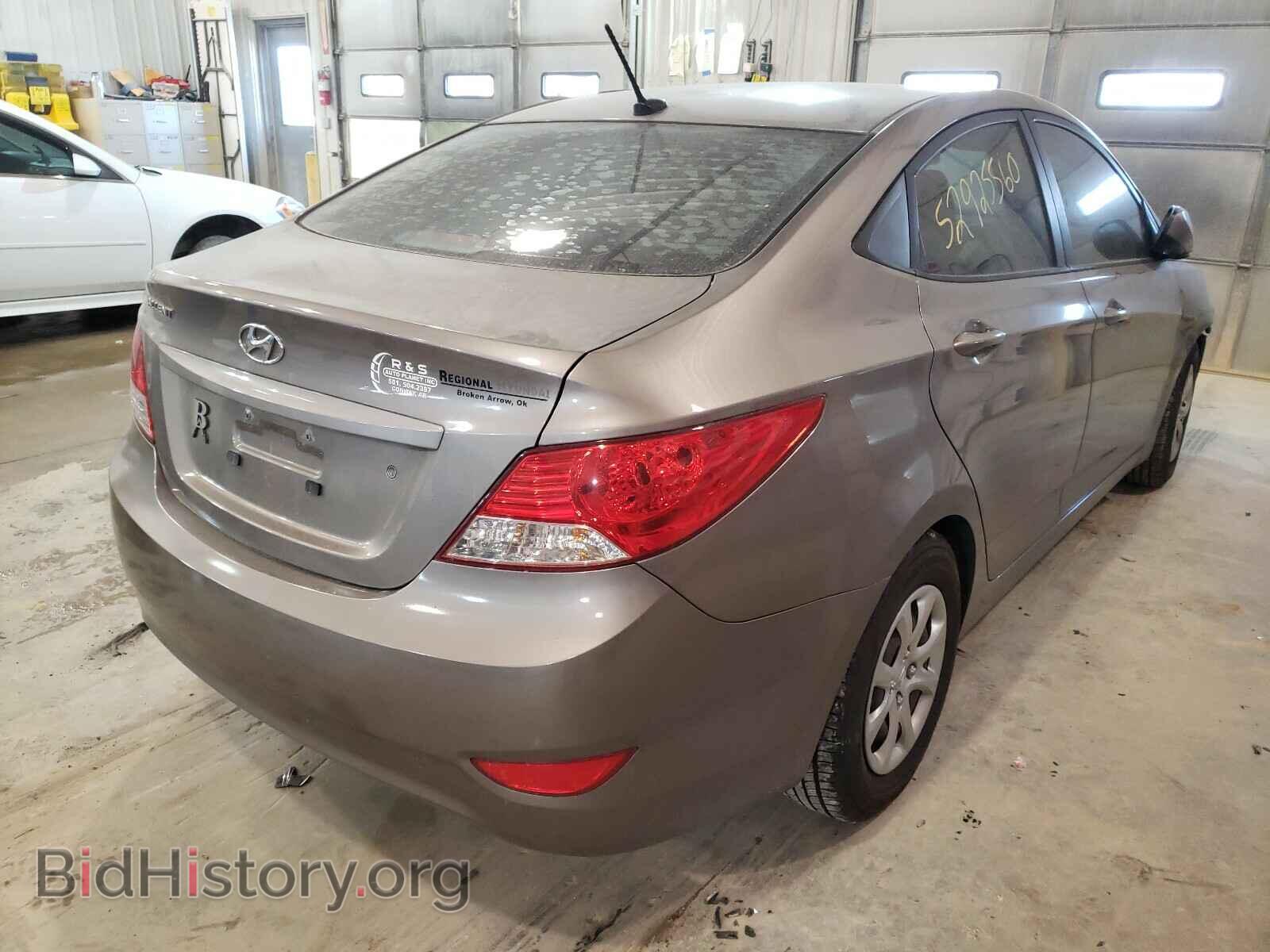 2013 HYUNDAI ACCENT - VIN: KMHCT4AE2DU523603 - Фото 4
