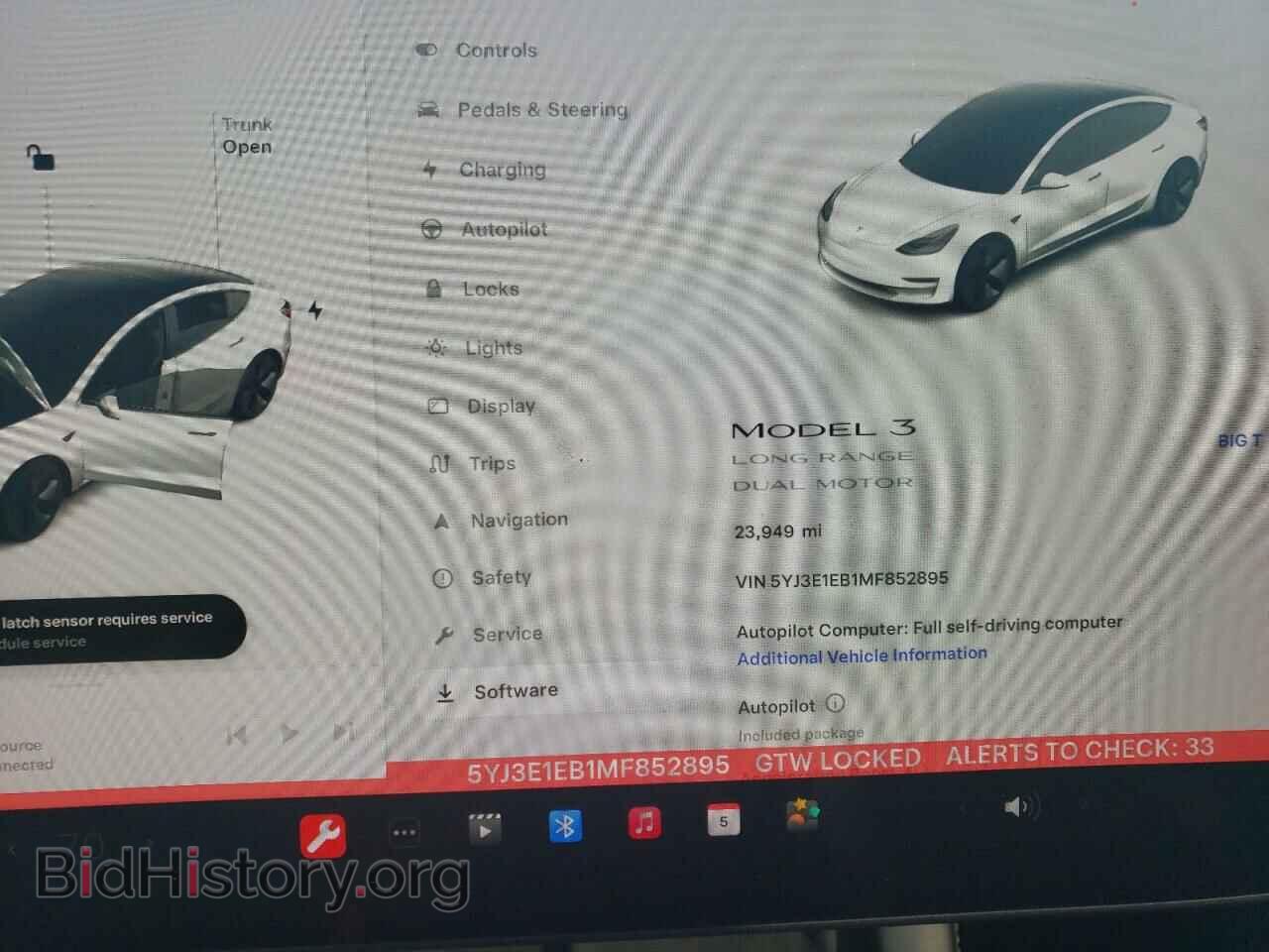 2021 TESLA MODEL 3 - VIN: 5YJ3E1EB1MF852895 - Photo 9