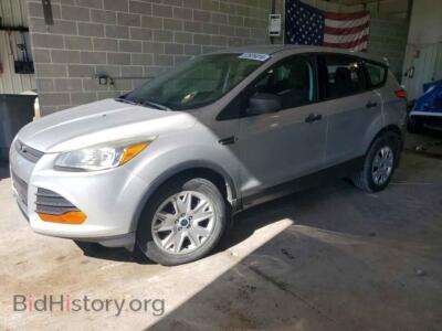 2014 Ford ESCAPE S, серебристый — VIN 1FMCU0F78EUB30206, Copart