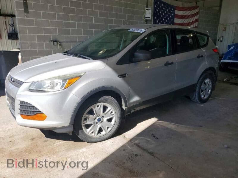 2014 Ford ESCAPE S (VIN 1FMCU0F78EUB30206) — фото 1 из 12, Copart, повреждение: крыша