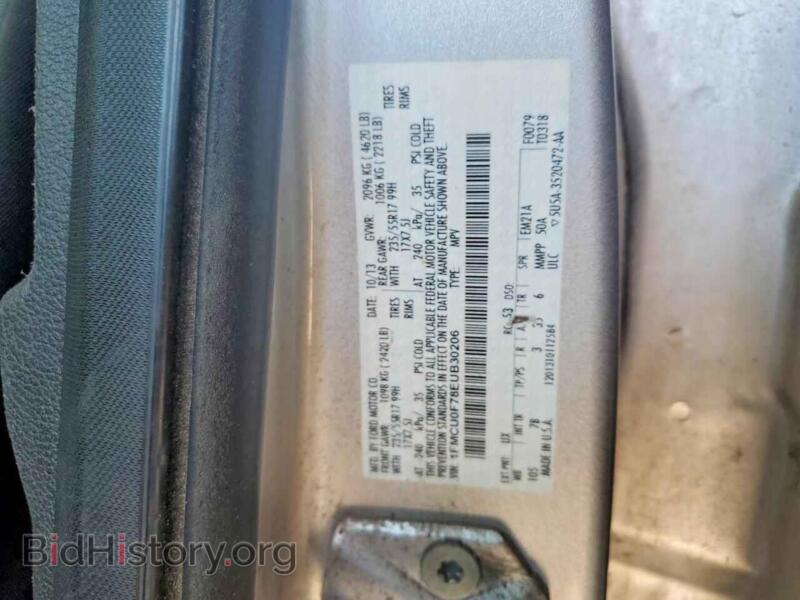 2014 Ford ESCAPE (VIN 1FMCU0F78EUB30206) — фото 12 из 12