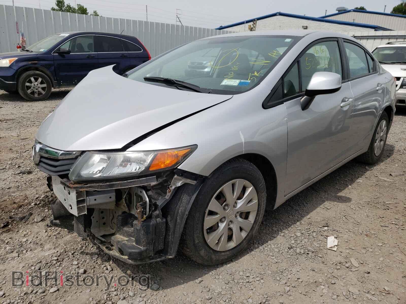 2012 HONDA CIVIC - VIN: 2HGFB2F55CH590247 - Фото 2