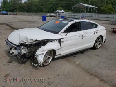 2018 Audi A5 Premium Plus S-Line, white — VIN WAUENCF50JA103780, Copart