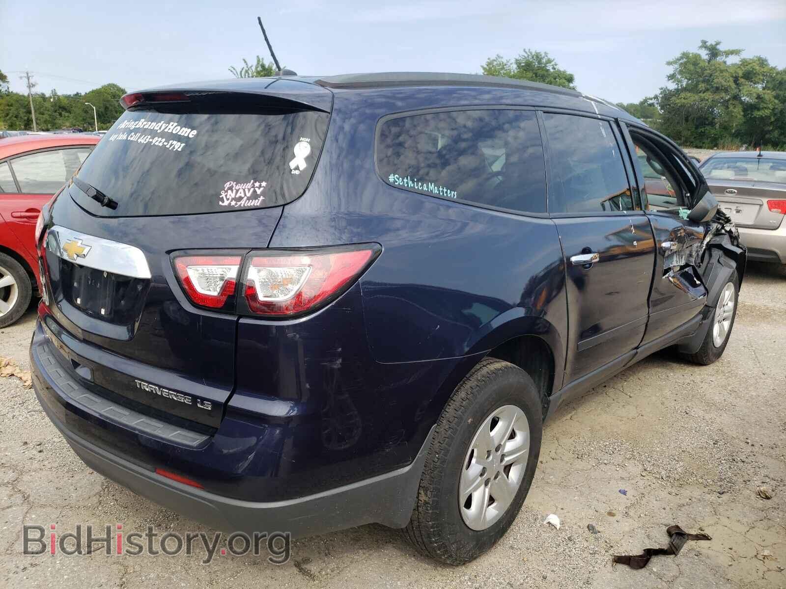 2015 CHEVROLET TRAVERSE - VIN: 1GNKRFED4FJ154802 - Фото 4