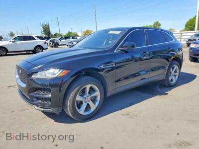 2019 Jaguar F-PACE, черный — VIN SADCS2FX2KA602018, Copart