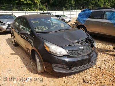 2014 Kia RIO RIO LX, gray — VIN KNADM4A39E6344529, Copart
