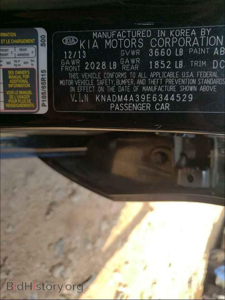 2014 KIA RIO - VIN: KNADM4A39E6344529 - Фото 10