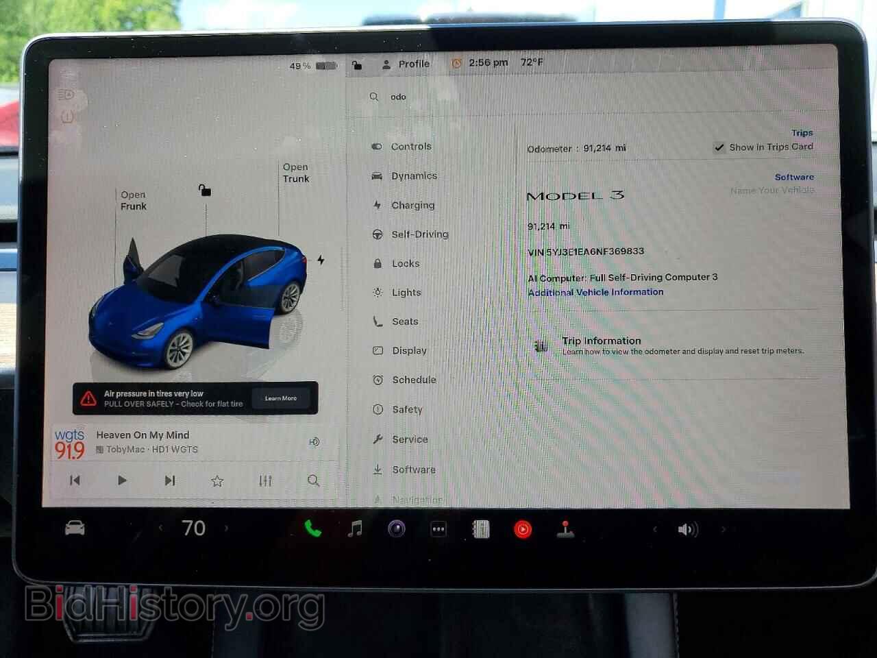 2022 TESLA MODEL 3 - VIN: 5YJ3E1EA6NF369833 - Photo 9