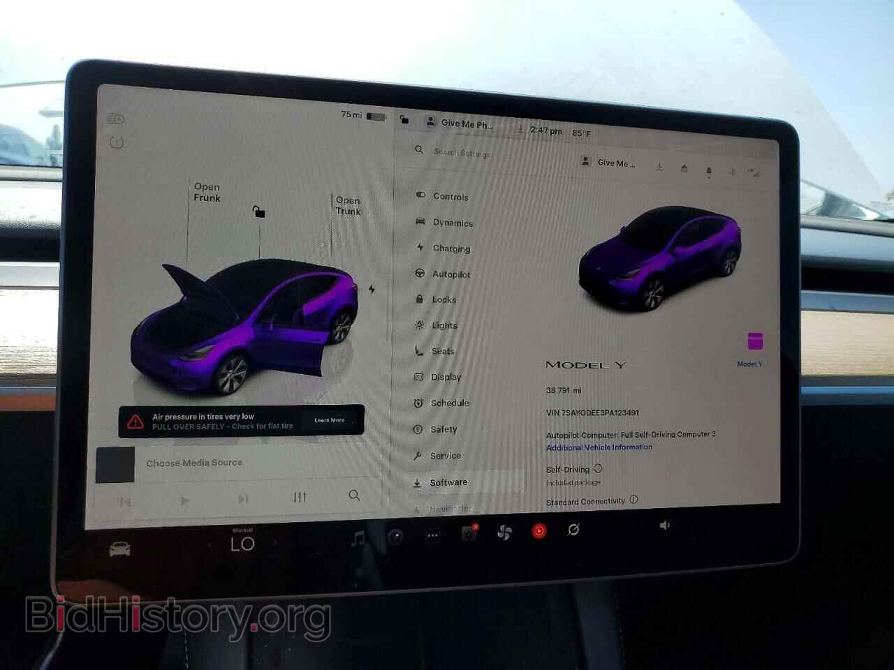 2023 TESLA MODEL Y - VIN: 7SAYGDEE3PA123491 - Фото 9