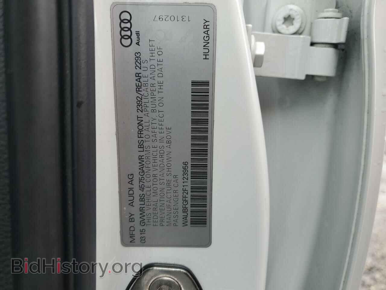 2015 AUDI A3 - VIN: WAUBFGFF2F1123956 - Photo 12