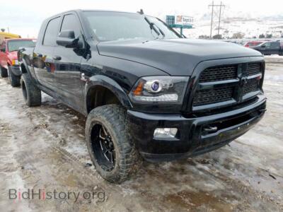 2014 RAM 3500 3500 LARAM, черный — VIN 3C63R3ML2EG215639, Copart