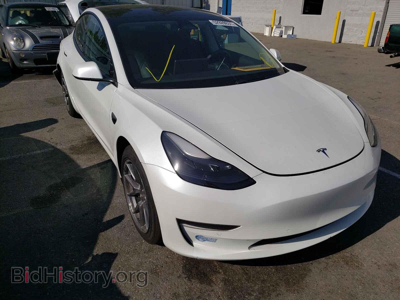 Photo 5YJ3E1EA4MF873912 - TESLA MODEL 3 2021
