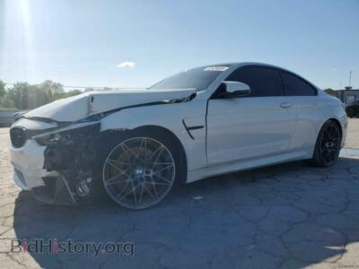 2018 BMW M4, белый — VIN WBS4Y9C59JAC87657, Copart