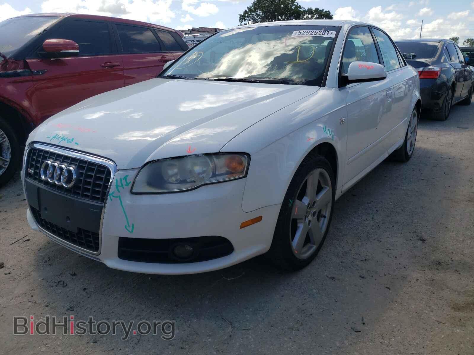 2008 AUDI A4 - VIN: WAUAH78E28A050312 - Фото 2