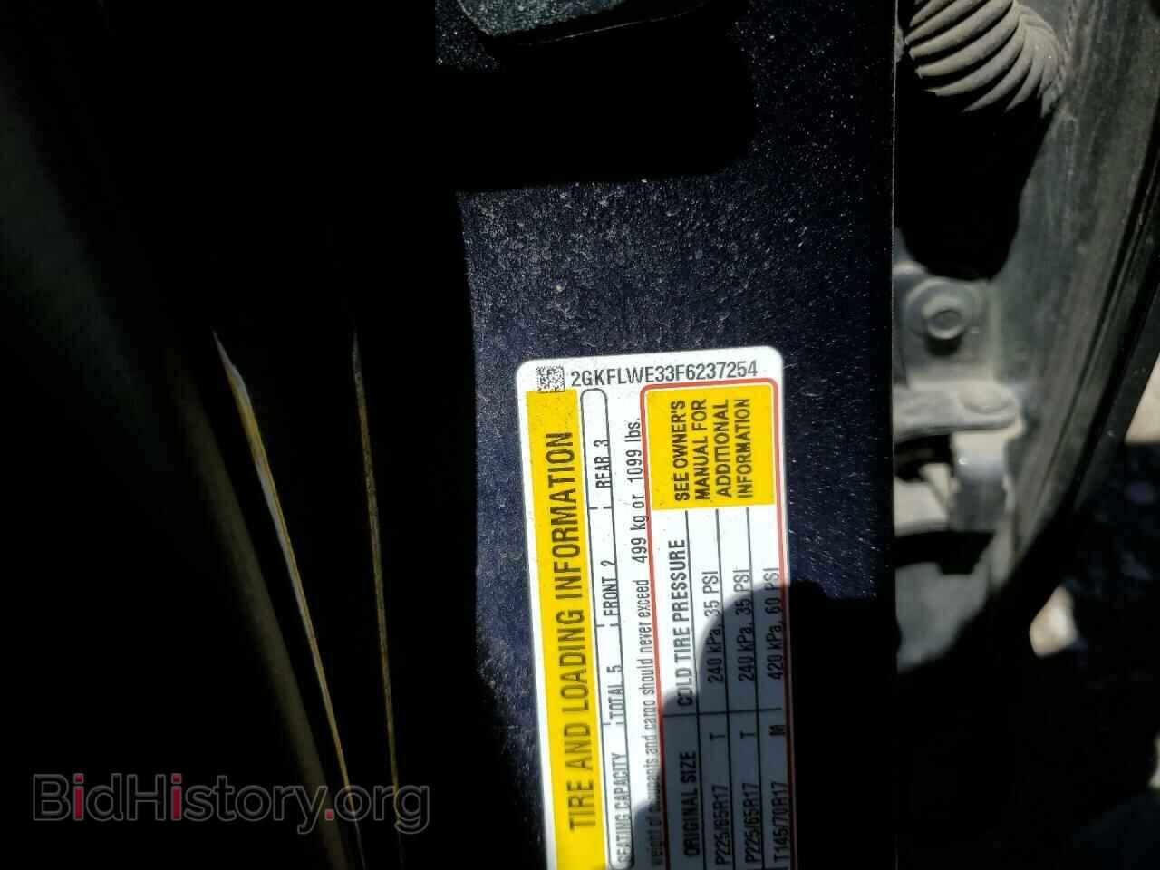 2015 GMC TERRAIN - VIN: 2GKFLWE33F6237254 - Фото 10
