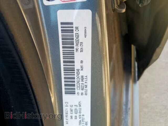 2013 DODGE AVENGER - VIN: 1C3CDZAG1DN749548 - Фото 10