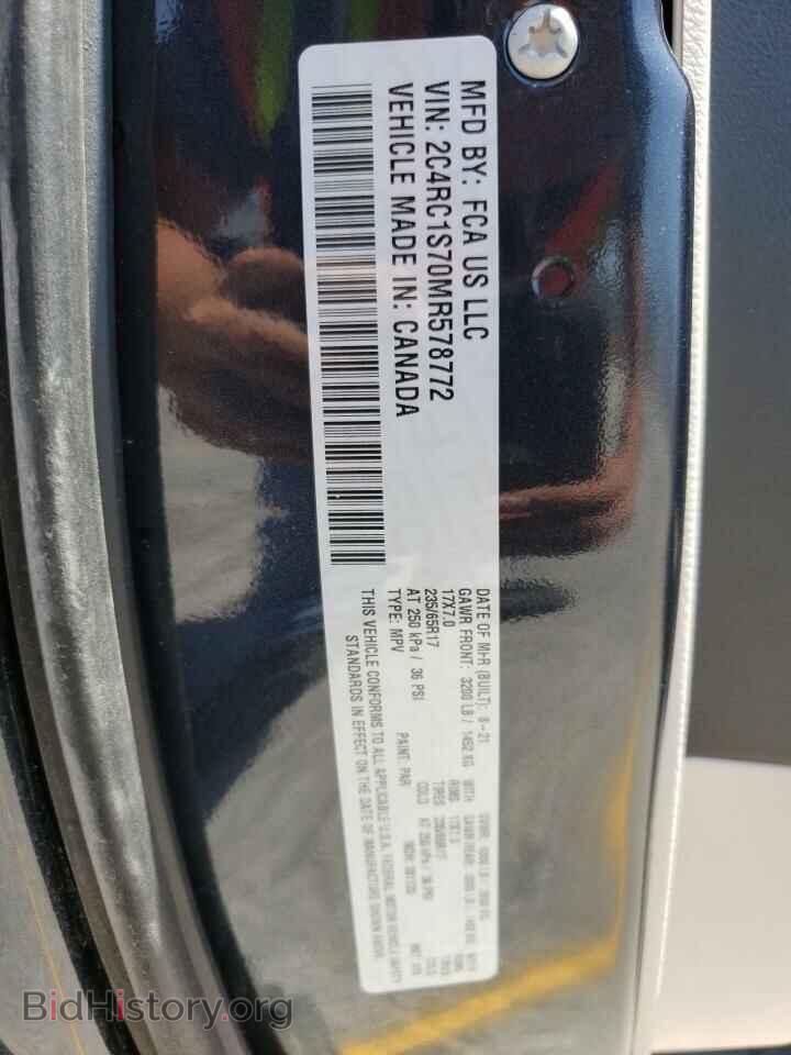 2021 CHRYSLER PACIFICA - VIN: 2C4RC1S70MR578772 - Photo 10