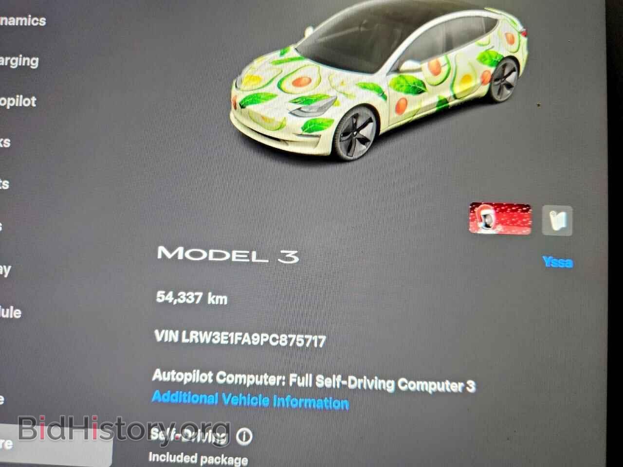 2023 TESLA MODEL 3 - VIN: LRW3E1FA9PC875717 - Фото 9