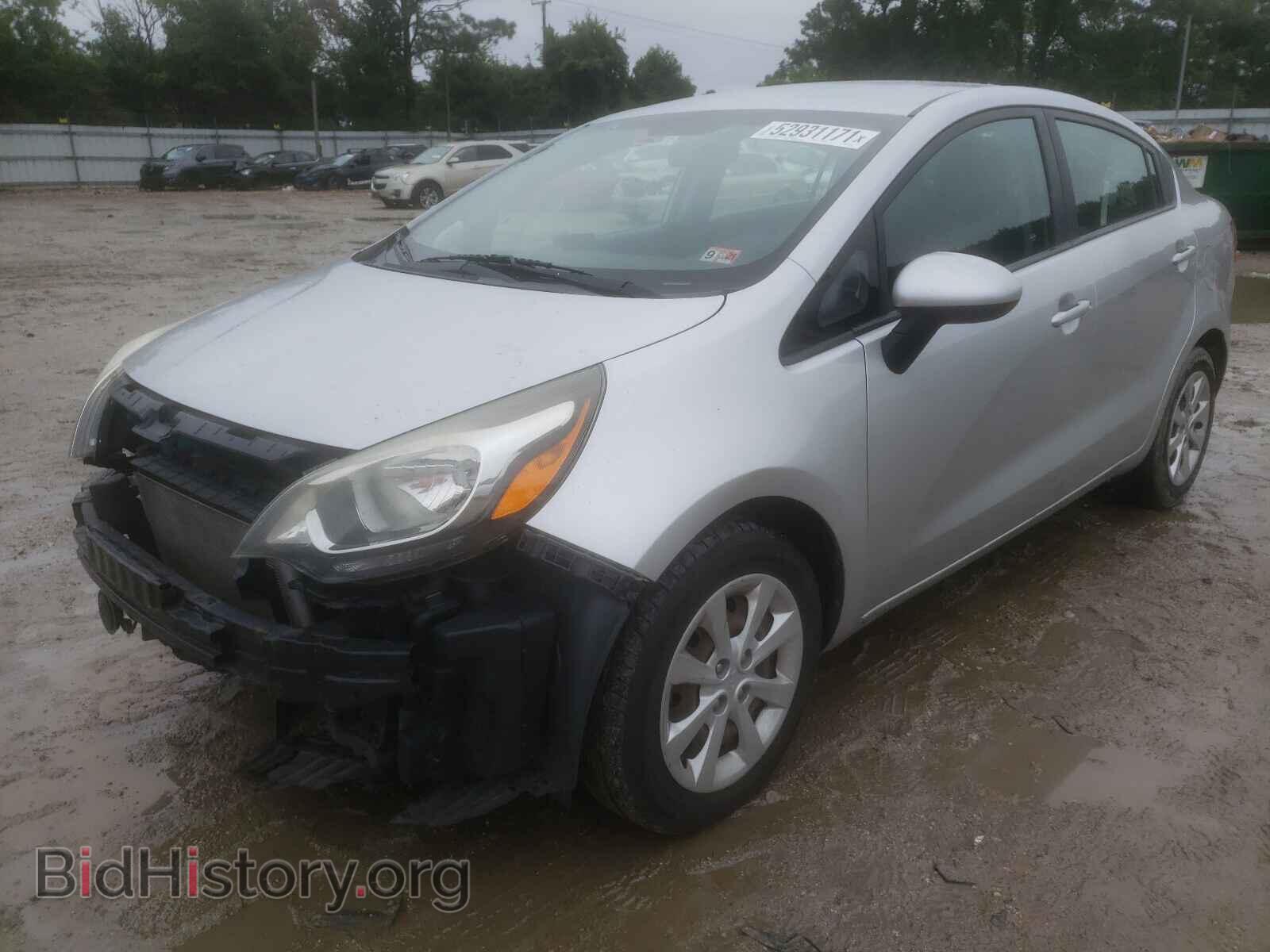 2013 KIA RIO - VIN: KNADM4A35D6165211 - Фото 2