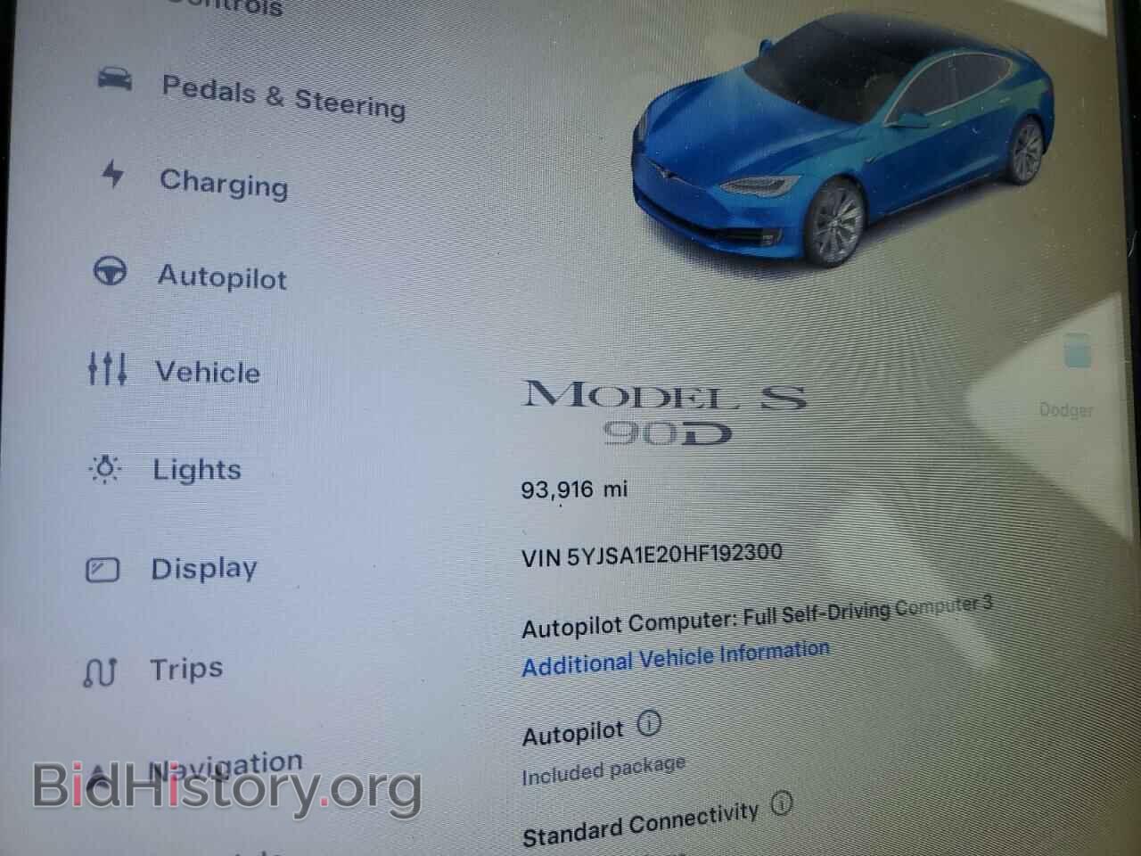 2017 TESLA MODEL S - VIN: 5YJSA1E20HF192300 - Photo 9