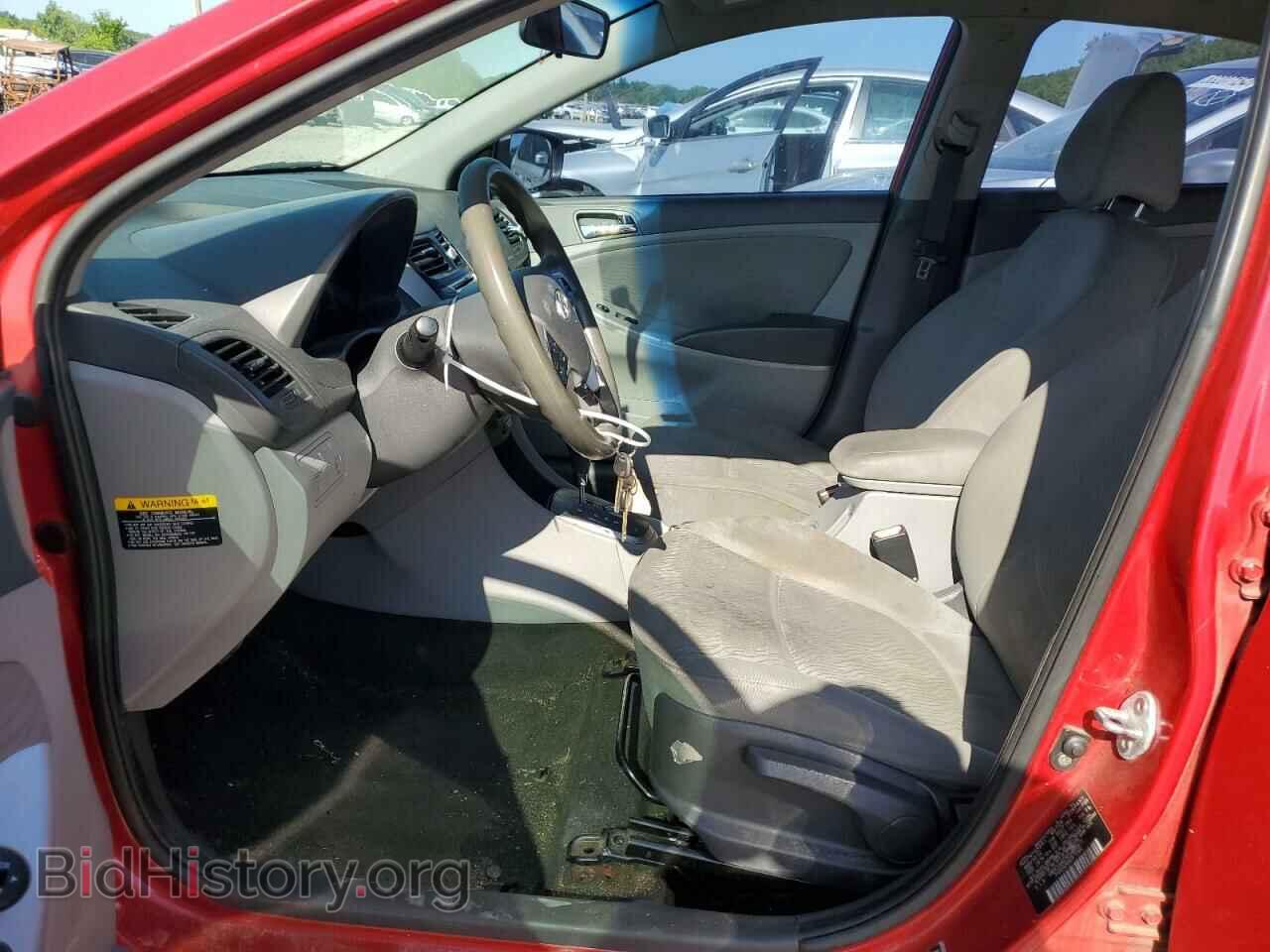 2012 HYUNDAI ACCENT - VIN: KMHCU4AEXCU244671 - Фото 7