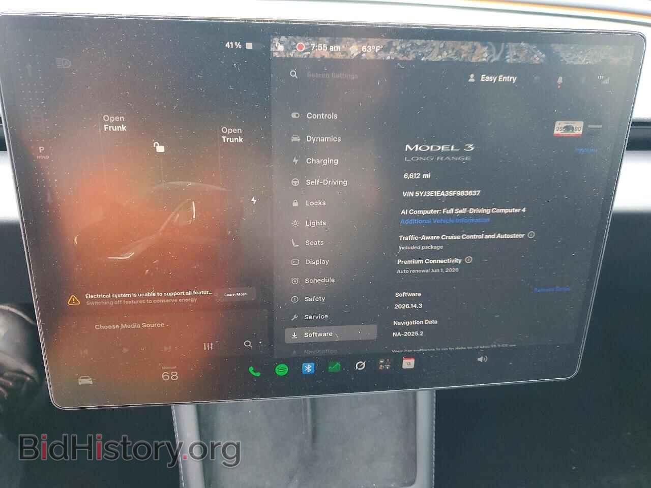 2025 TESLA MODEL 3 - VIN: 5YJ3E1EA3SF983637 - Photo 9