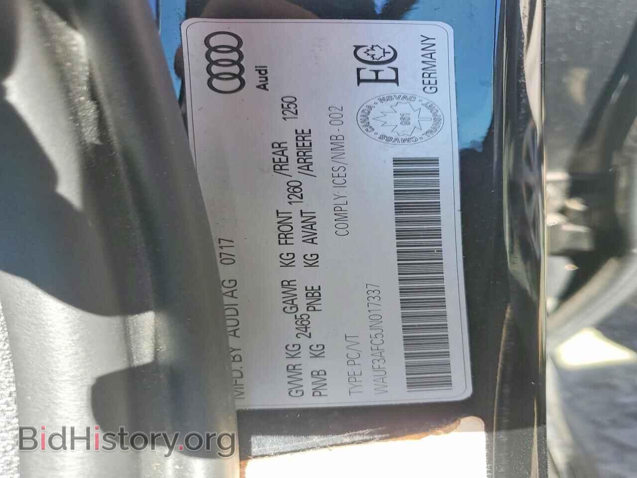 2018 AUDI A6 - VIN: WAUF3AFC5JN017337 - Фото 12