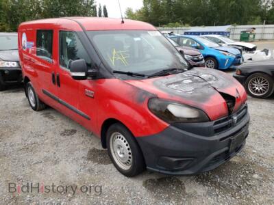 2015 RAM PROMASTER, красный — VIN ZFBERFAT3F6A49647, Copart