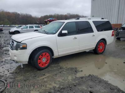 2013 Ford EXPEDITION EL Limited, белый — VIN 1FMJK2A50DEF00149, Copart