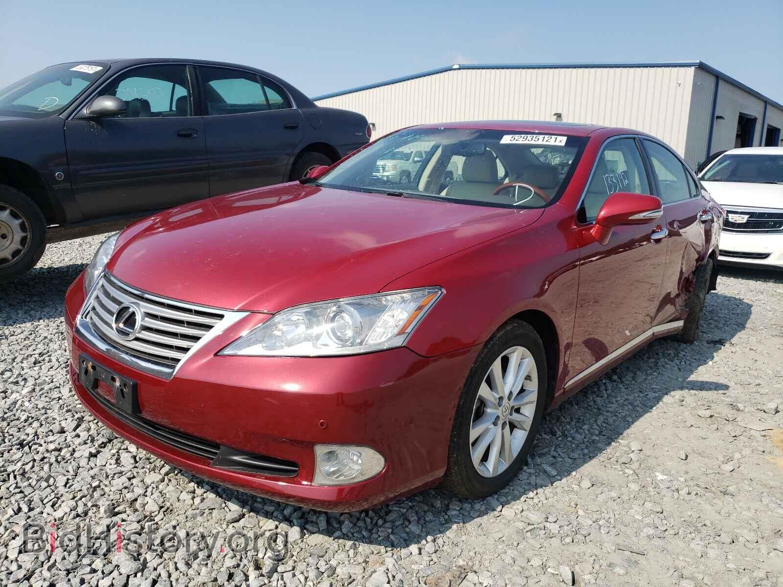 2011 LEXUS ES350 - VIN: JTHBK1EG0B2448291 - Фото 2