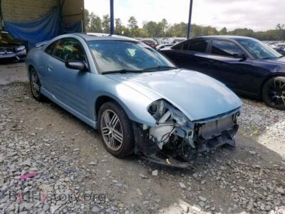 2003 Mitsubishi ECLIPSE ECLIPSE GT, blue — VIN 4A3AC74H93E107900, Copart