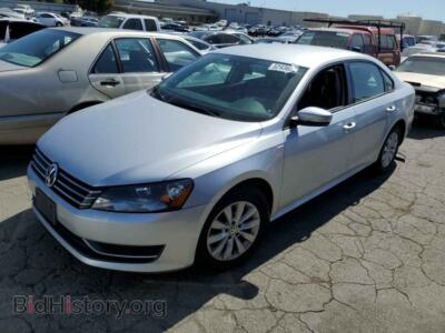 2015 Volkswagen PASSAT S, silver — VIN 1VWAT7A35FC009388, Copart