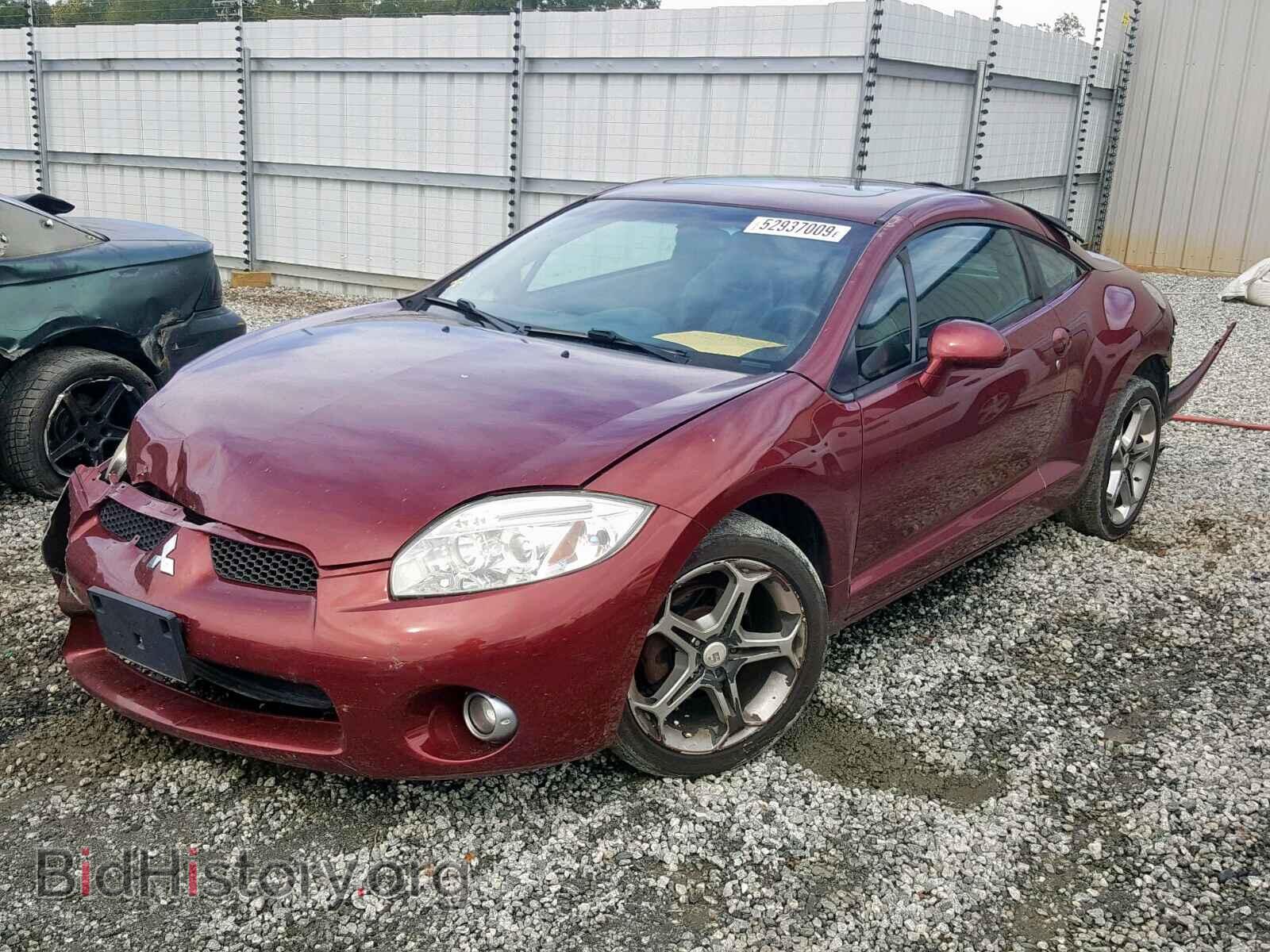 2006 MITSUBISHI ECLIPSE - VIN: 4A3AK34T76E003541 - Фото 2