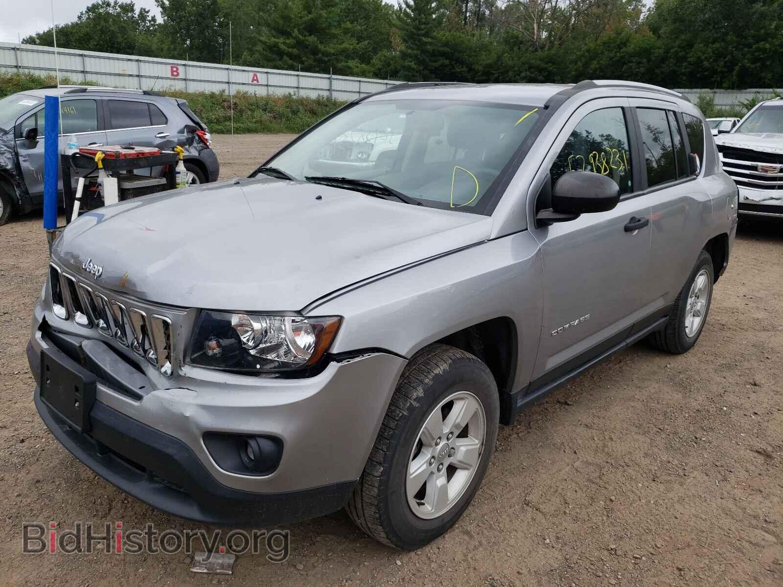 2017 JEEP COMPASS - VIN: 1C4NJCBB4HD134095 - Фото 2