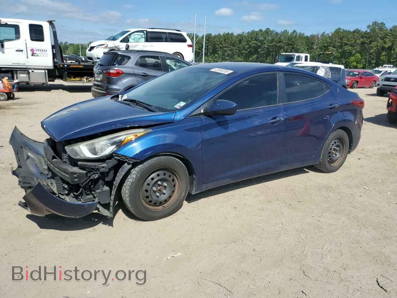 Photo 5NPDH4AE0GH705471 - HYUNDAI ELANTRA 2016