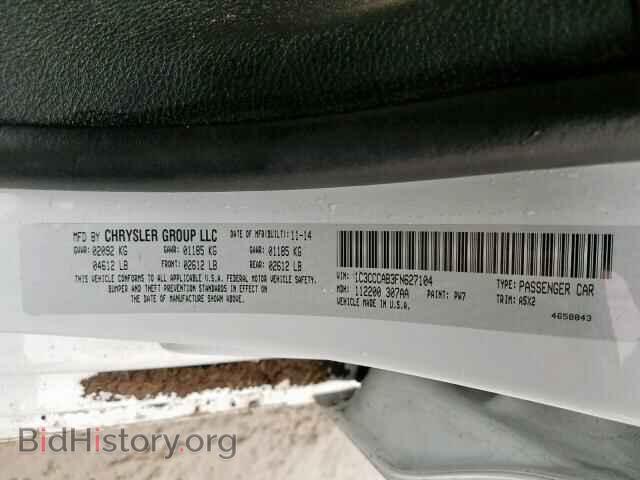 2015 CHRYSLER 200 - VIN: 1C3CCCAB3FN627104 - Фото 10