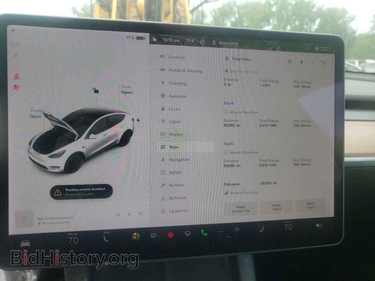2022 TESLA MODEL Y - VIN: 7SAYGAEE4NF329367 - Photo 9
