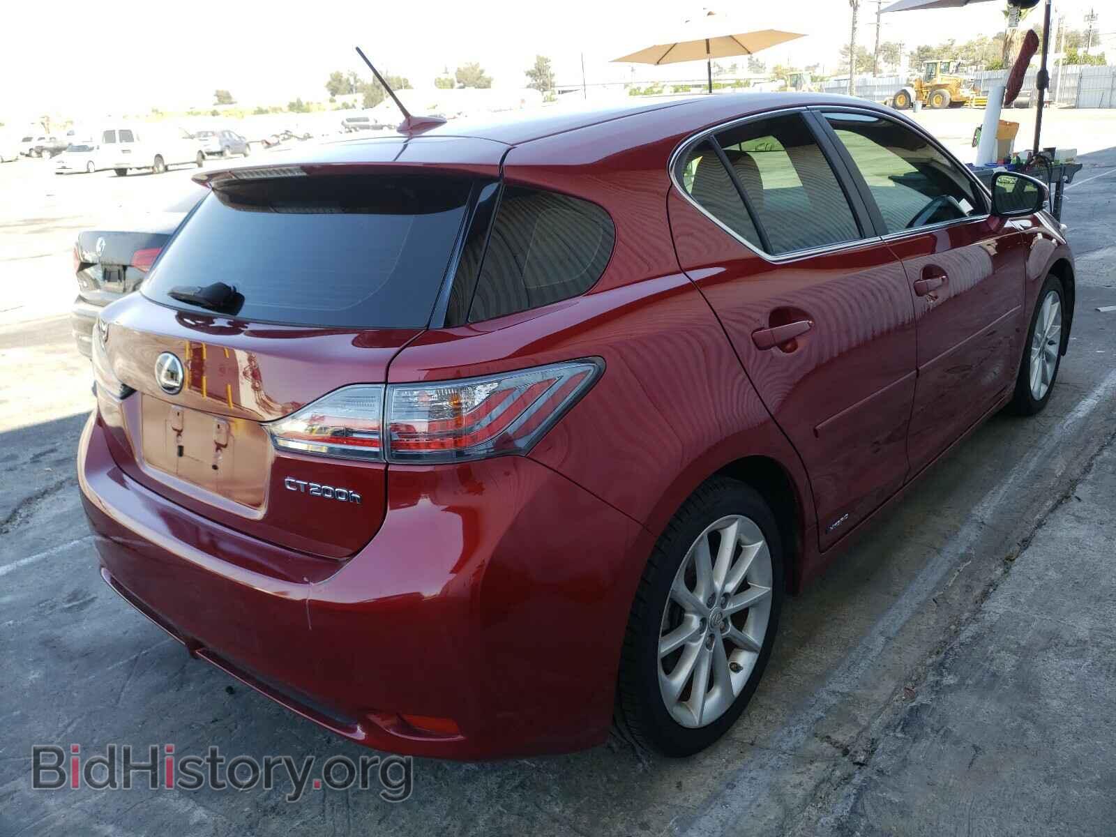 2013 LEXUS CT 200 - VIN: JTHKD5BH9D2137427 - Фото 4