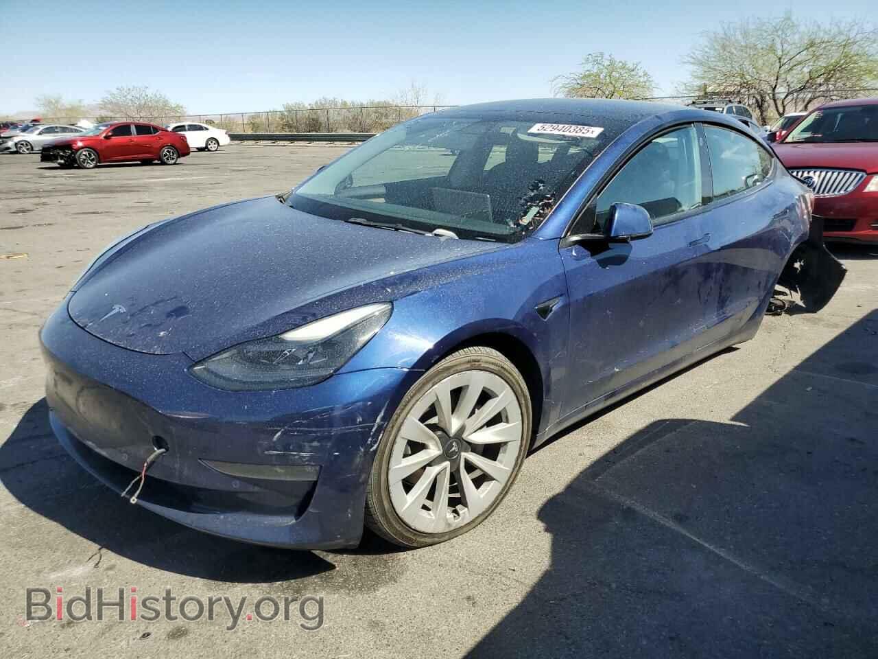 Фотография 5YJ3E1EA2NF144549 - TESLA MODEL 3 2022